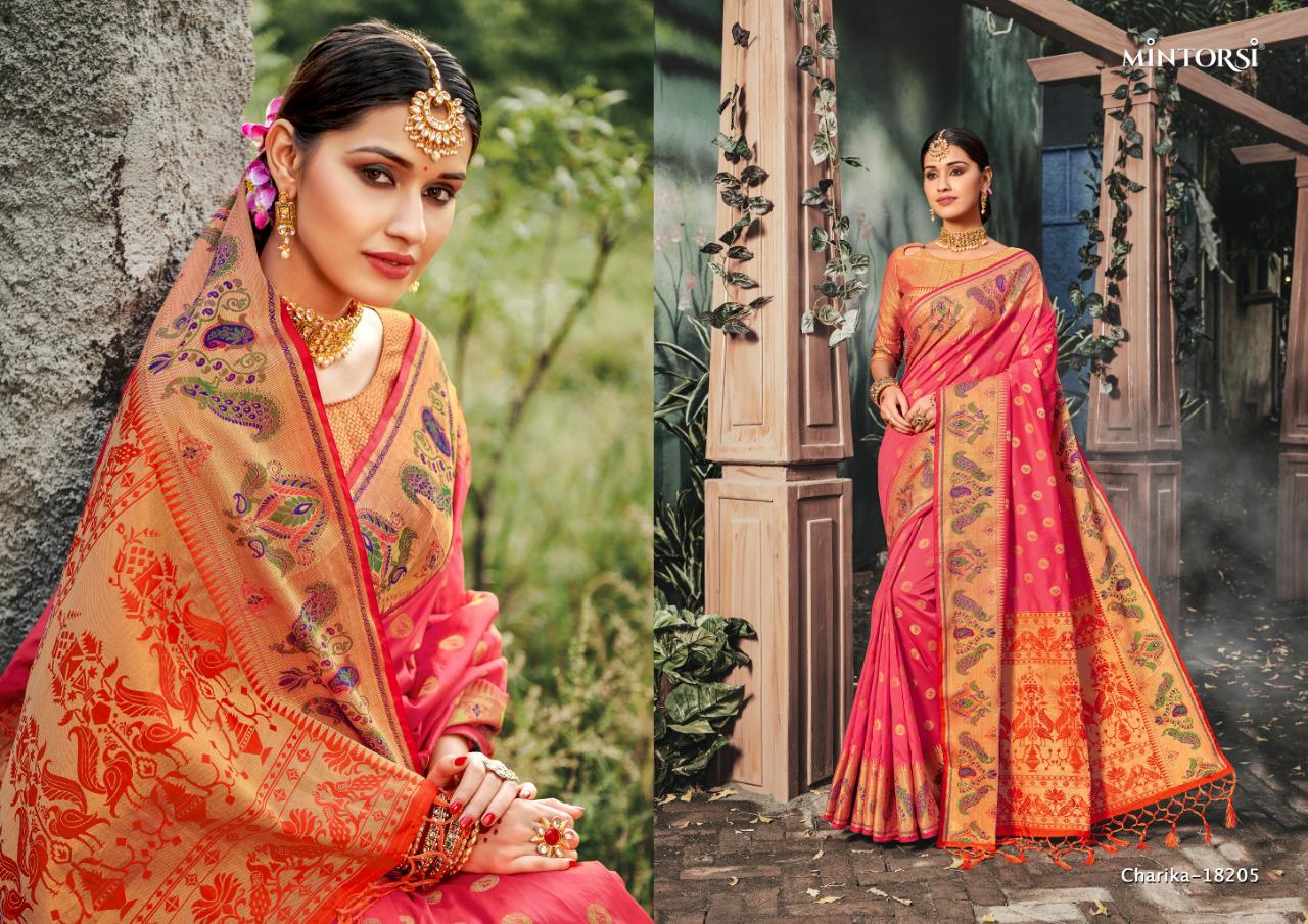 Varsiddhi mintorsi charika a new and stylish Designed beautifull Sarees