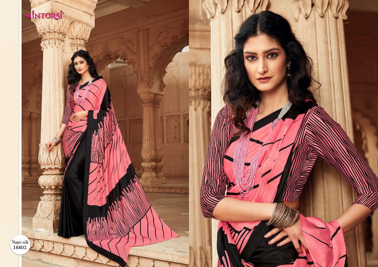 Varsiddhi mintorsi naari silk astonishing style beautifully designed Sarees