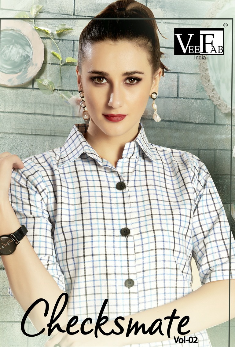 Vee Fab checkmate Vol-2 A new and modern trendy fits Kurties