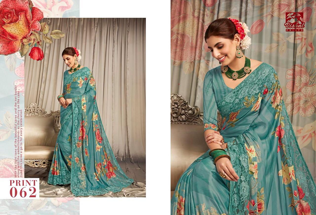 Vishal rahnee Astonishing Style beautifully Designed sarees