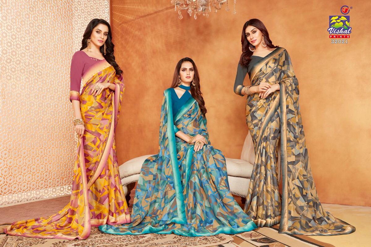 Vishal Sarees D.No.21516 innovative style beautifully designed colorful collection of sarees in factory rates