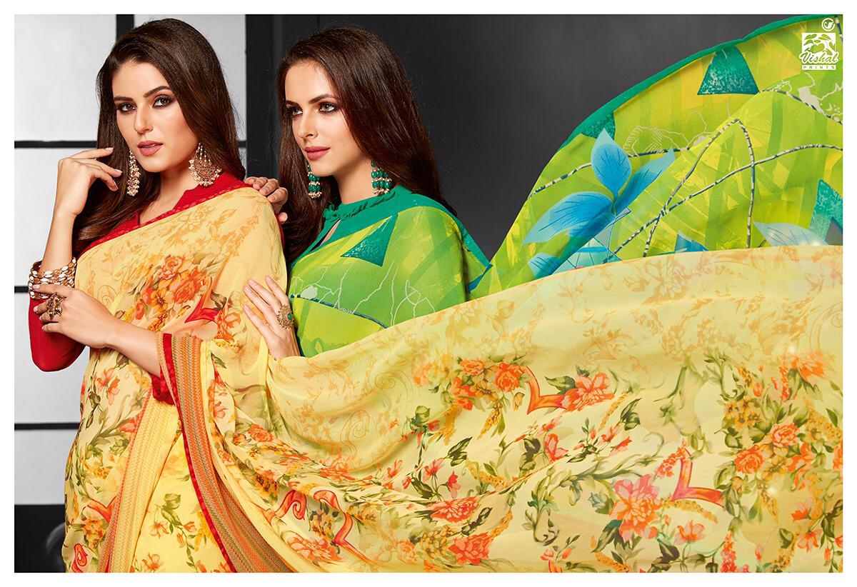 Vishal Sarees lavish astonishing style beautifully designed Sarees