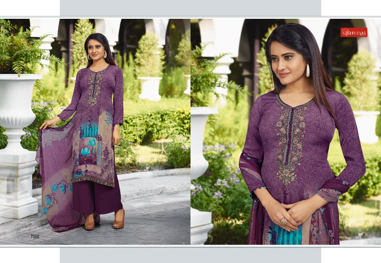 Vishwam fabrics espresso vol-4 hit list attractive and stylish classy trendy look Salwar suits