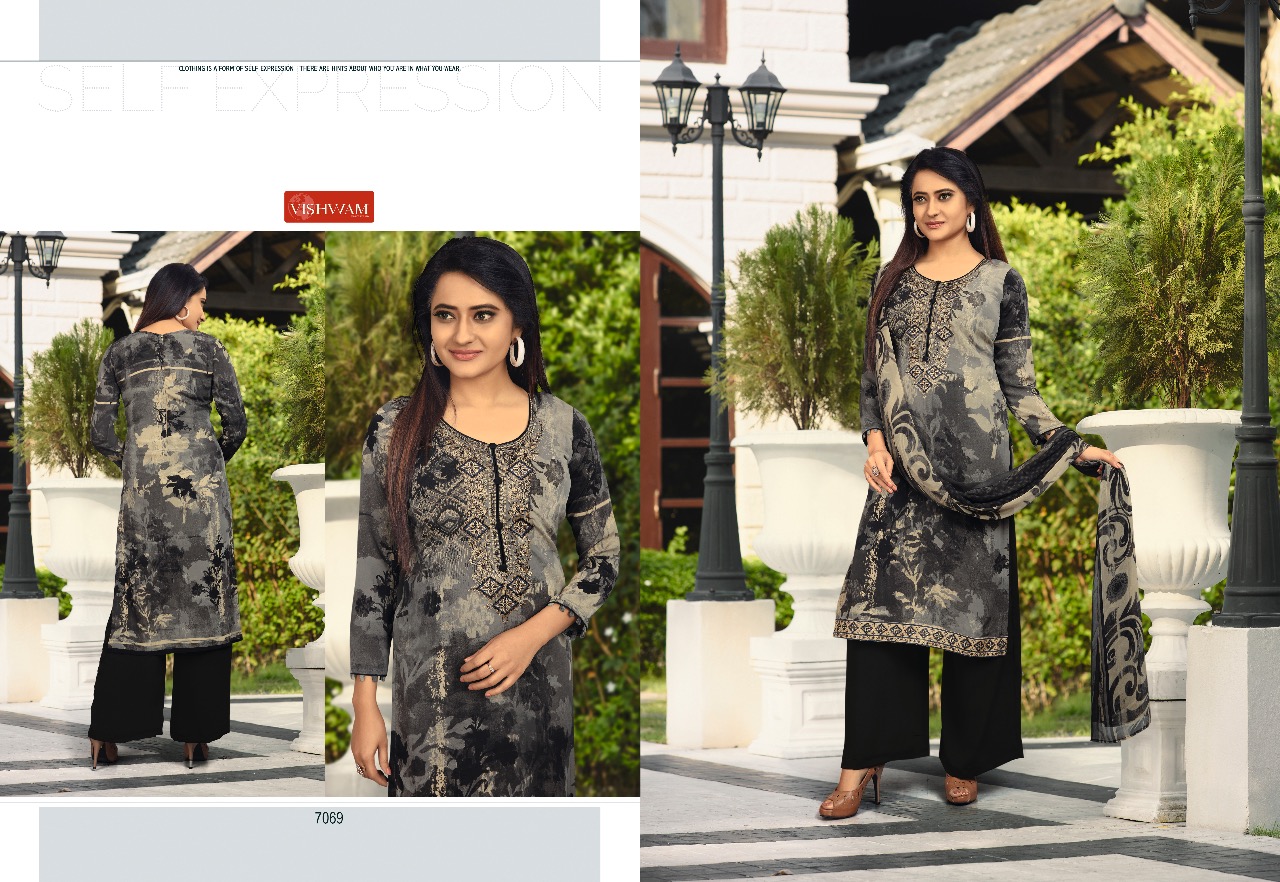 Vishwam fabrics espresso vol-4 hit list attractive and stylish classy trendy look Salwar suits