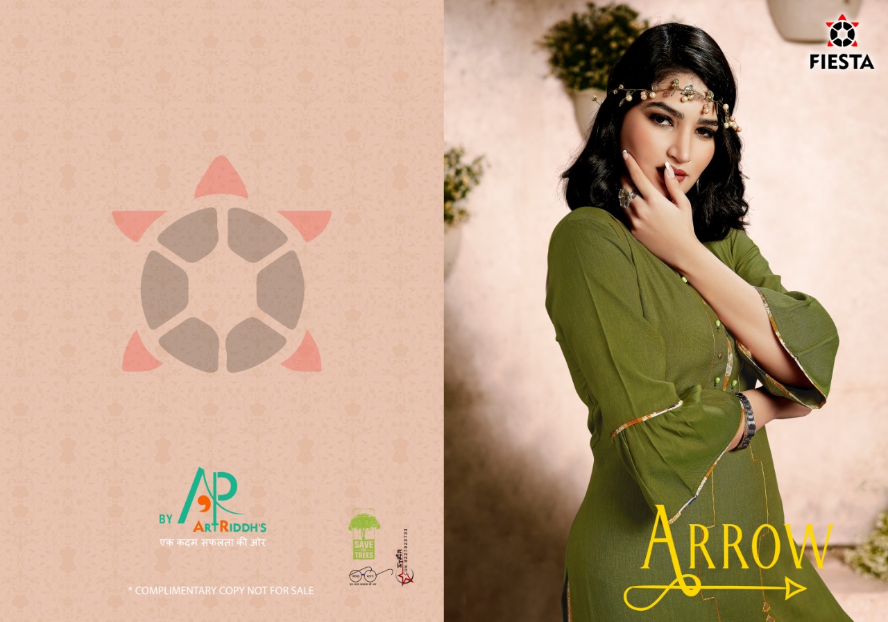 Artriddhs arrow Stylish and modern Trendy fits Kurties with plazzo
