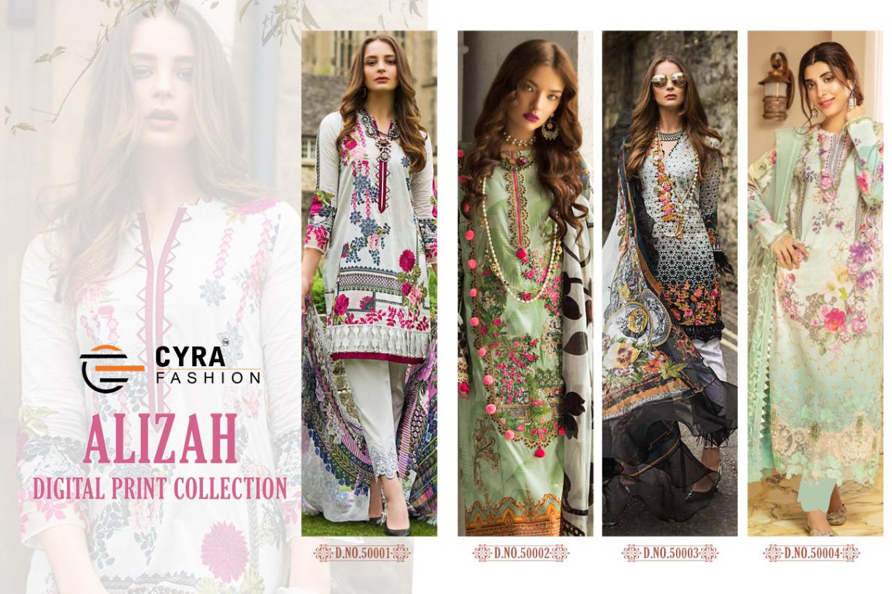 Cyra fashion alizah modern Stylish classy catchy look attractive Salwar suits