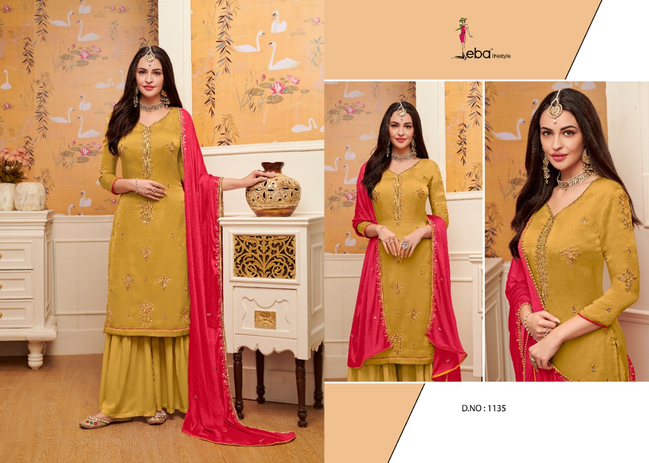 Eba life style hurma vol 25 classy catchy look beautifully designed Salwar suits