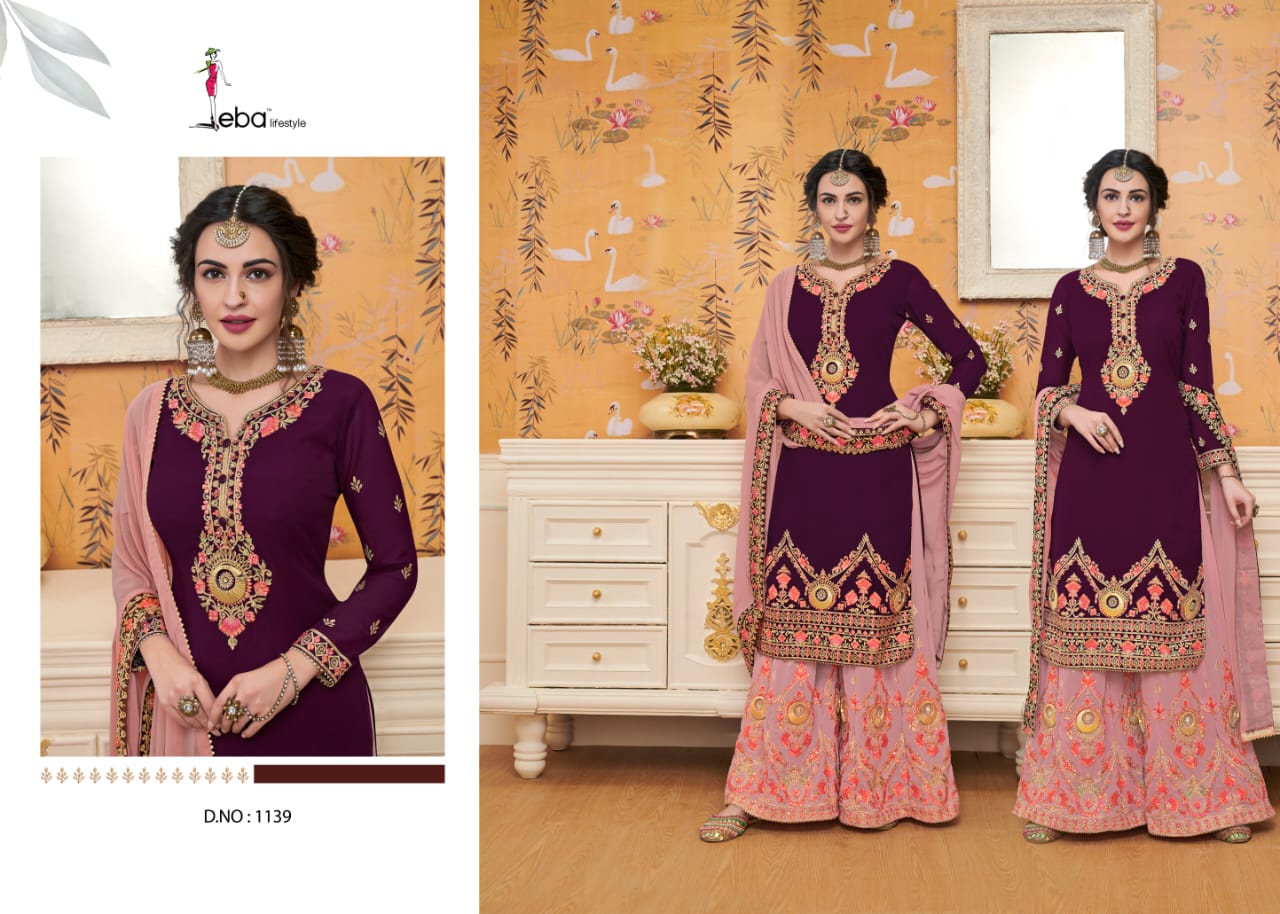 Eba life style hurma vol 26 classic trendy look astonishing style beautifully designed Salwar suits