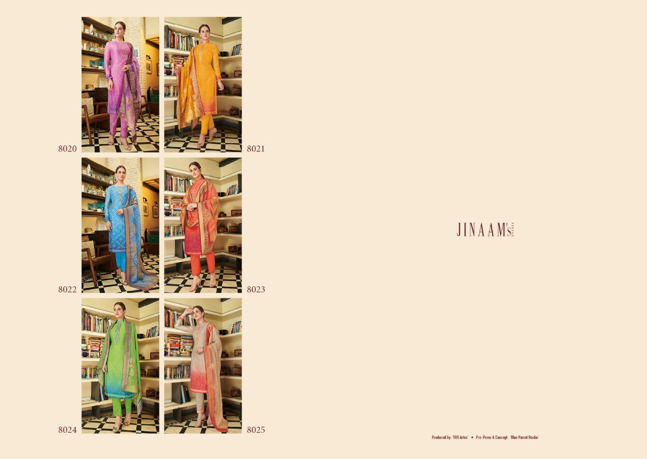 Jinaam urmika attractive look astonishing style beautifully designed Salwar suits