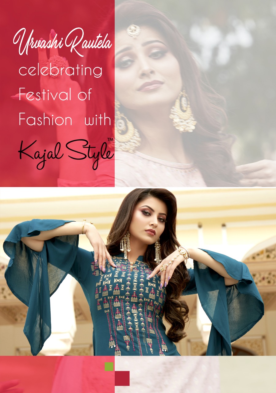 Kajal Style fashion Lakme vol 4 gorgeous stunning look attractive designed Kurties