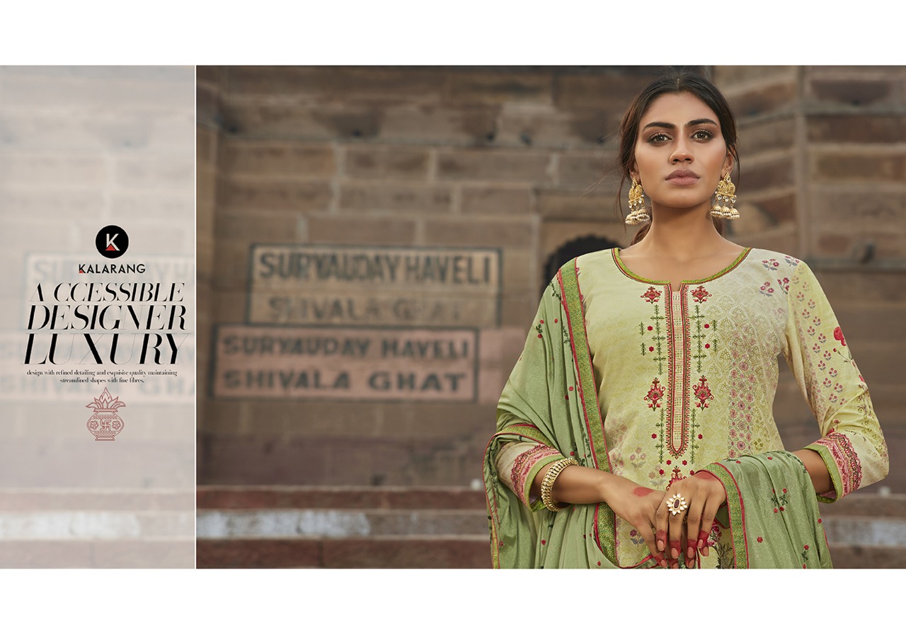 Kalarang crystal Astonishing Style gorgeous stylish look Salwar suits