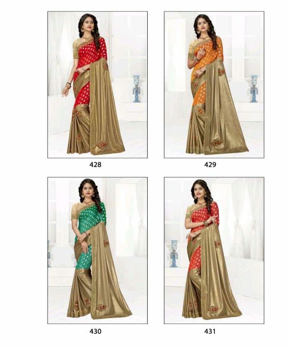 Kalista Fashions Krish beautifull look astonishing style attractive Sarees