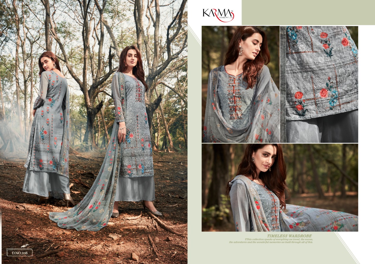 Karma trendz Inaayat attractive look Beautifully Designed Salwar suits