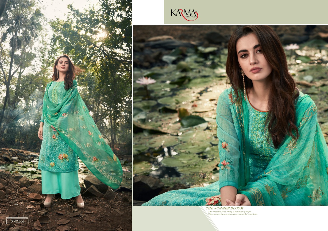 Karma trendz Inaayat attractive look Beautifully Designed Salwar suits