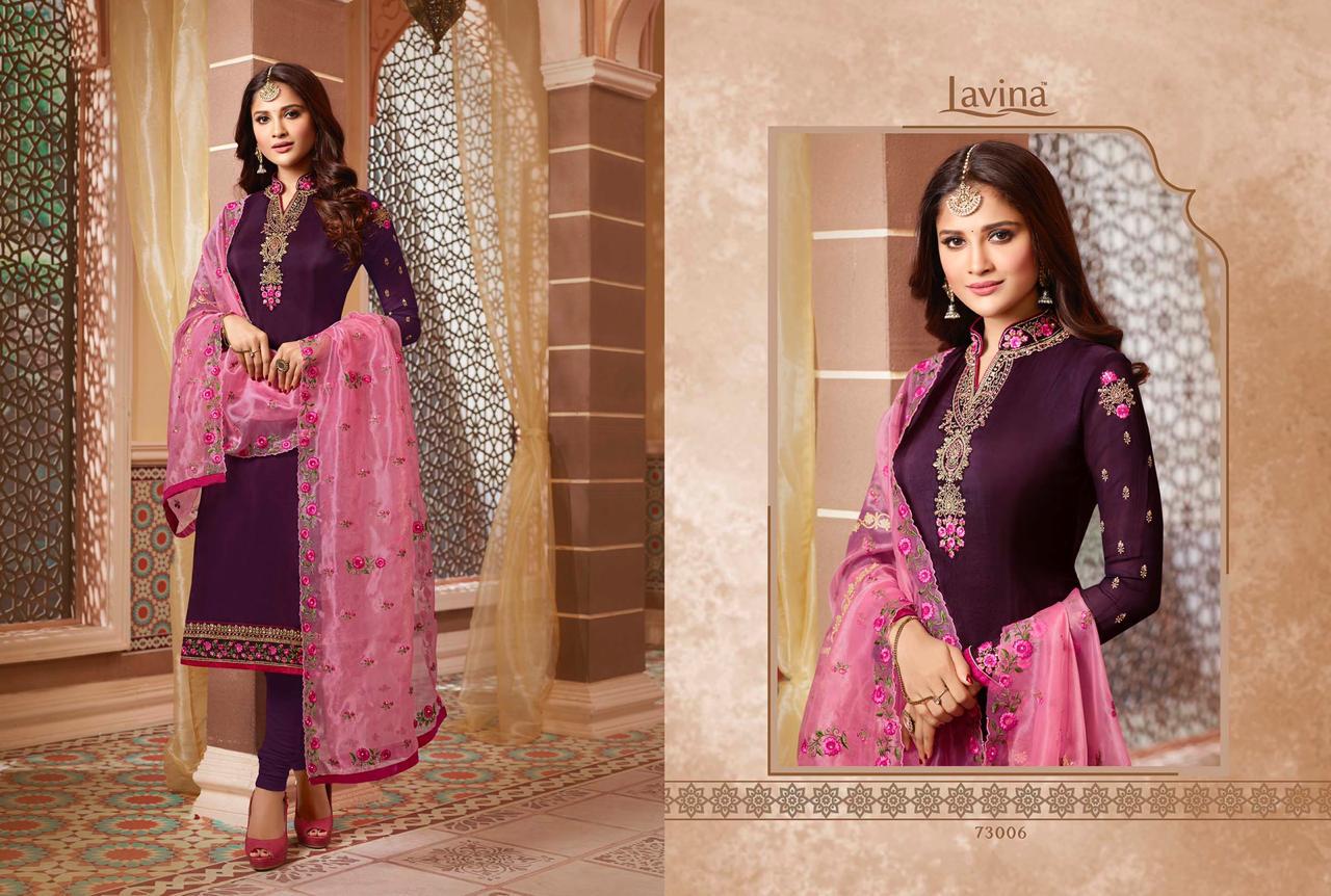 Lavina Creation Lavina vol 73 attractive look Beautifull Designed collection of Salwar Suits