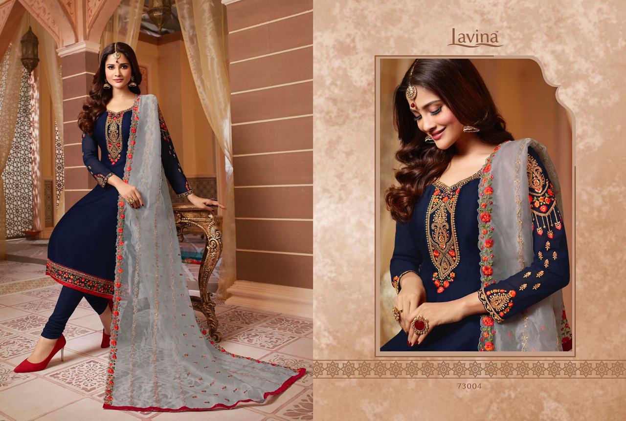 Lavina Creation Lavina vol 73 attractive look Beautifull Designed collection of Salwar Suits