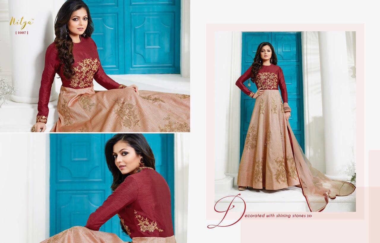 LT Nitya gowns singles elagant Style gorgeous stylish look Gowns