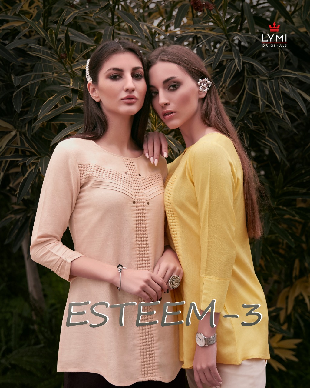 Lymi esteem vol 3 stunning look attractive and stylish classy catchy look Kurties