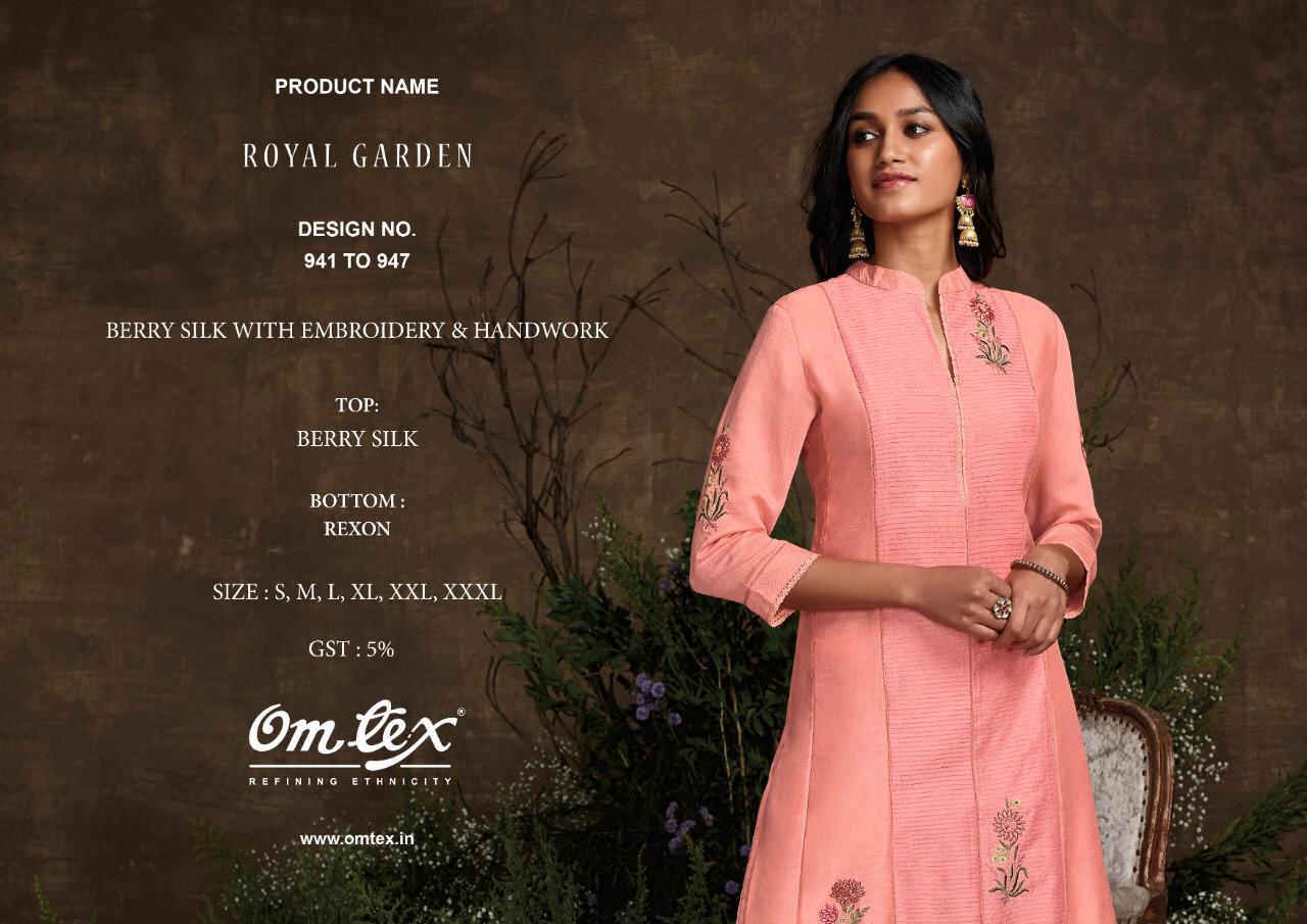 Om Tex royal garden classic trendy fits modern Kurties in wholesale