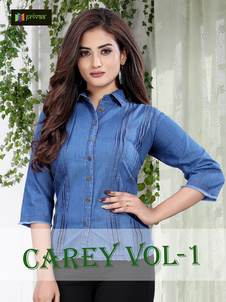 Privaa Carey vol 1 gorgeous stunning look modern style classic Trendy shirts