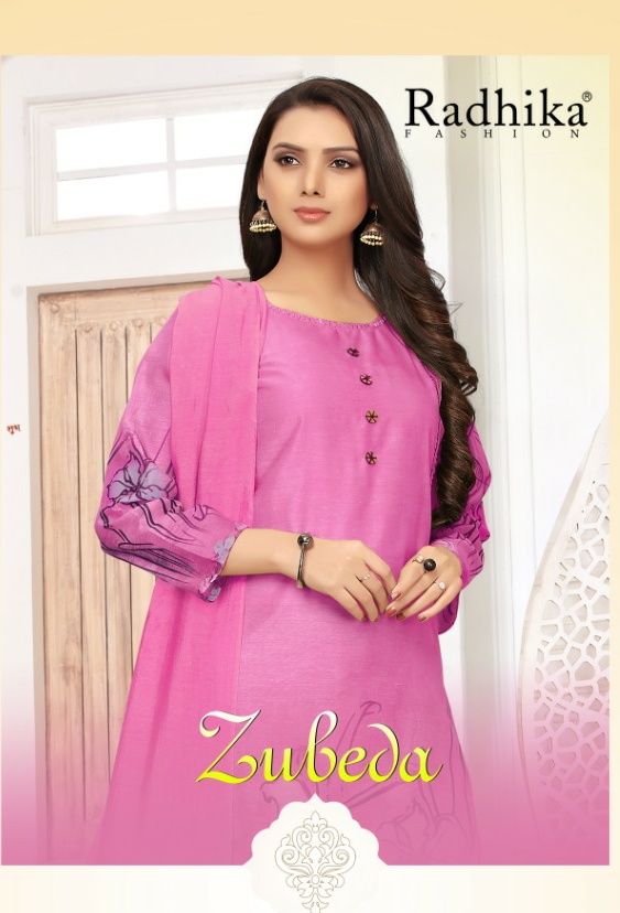 Radhika fashion Zubeda astonishing style beautifully designed Trendy fits Kurties