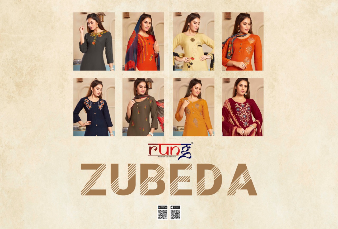 Rung Zubeda astonishing style charming look Kurties