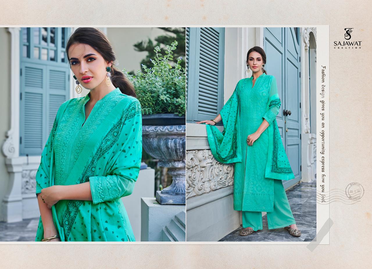 Sajawat Creation lakhnavi vol 2 gorgeous stylish look Kurties in wholesale prices