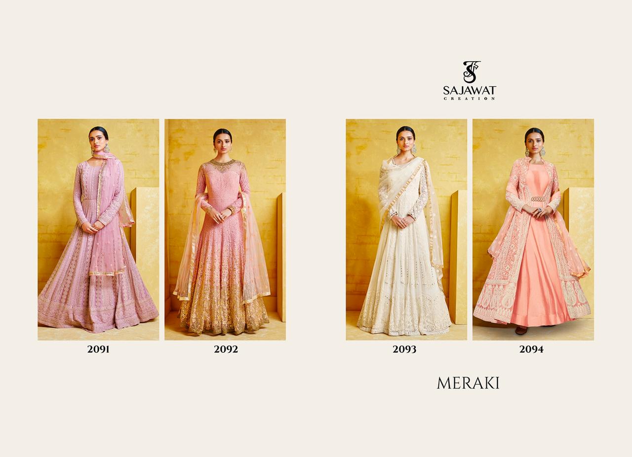 Sajawat meraki gorgeous stylish look attractive collection of Kurties