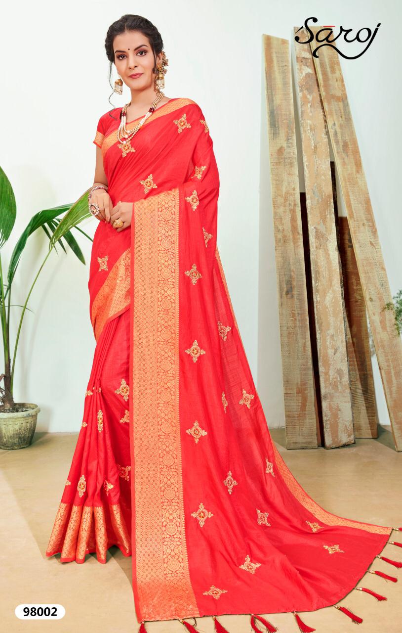 Saroj chetana beautifull and stylish look Sarees