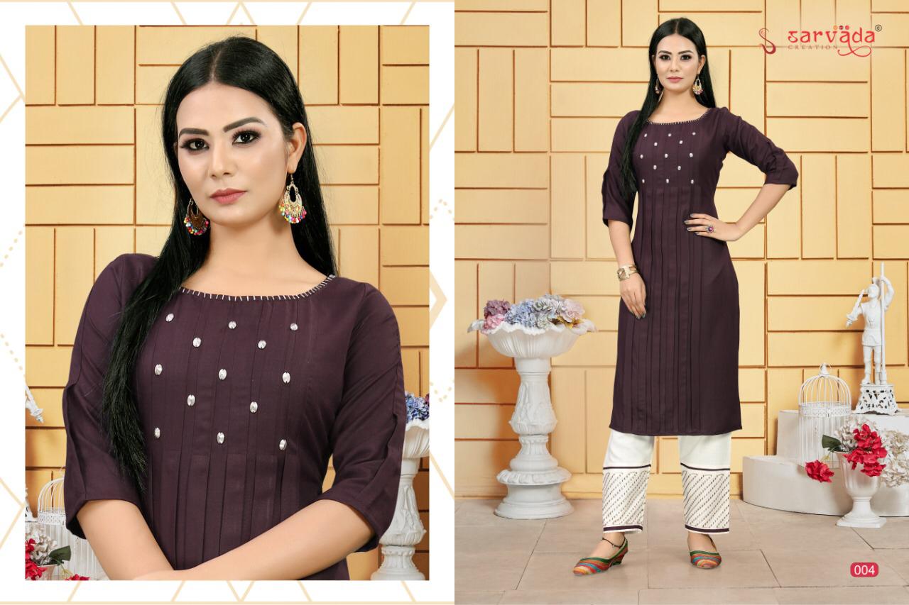Sarvada chahat a new and modern Trendy fits Kurties