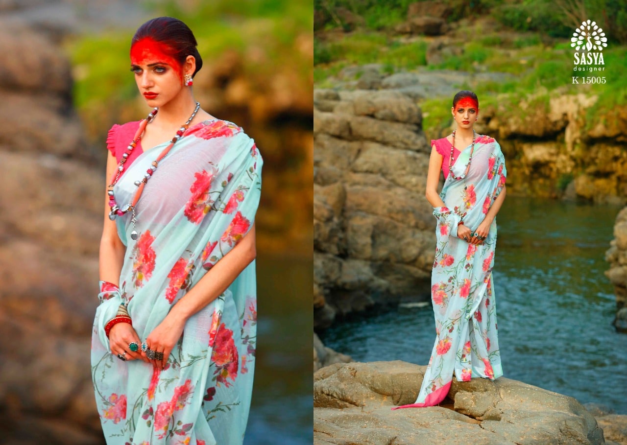 Sasya Designer Jogni astonishing style attractive look Beautifully Sarees