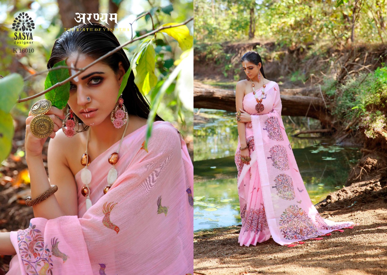 Sasya Designer panchkanya astonishing style gorgeous and stylish look Sarees in factory rates