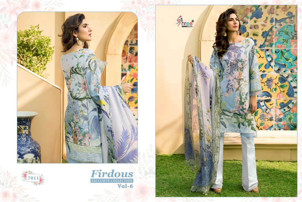 Shree Fab firdous Vol 6 stunning look beautifully designed Salwar suits