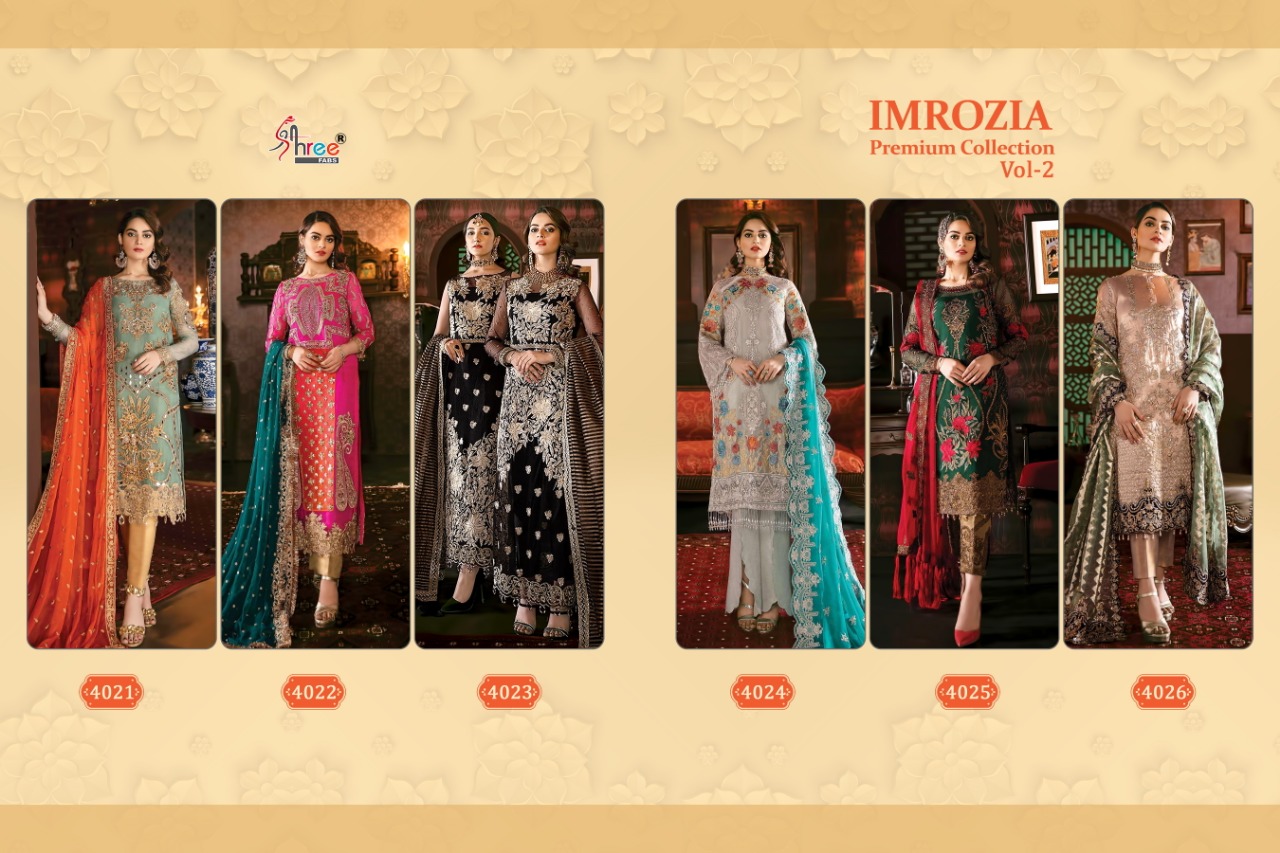 Shree Fab Imorzia vol 2 premium collection of astonishing style beautifully designed Salwar suits