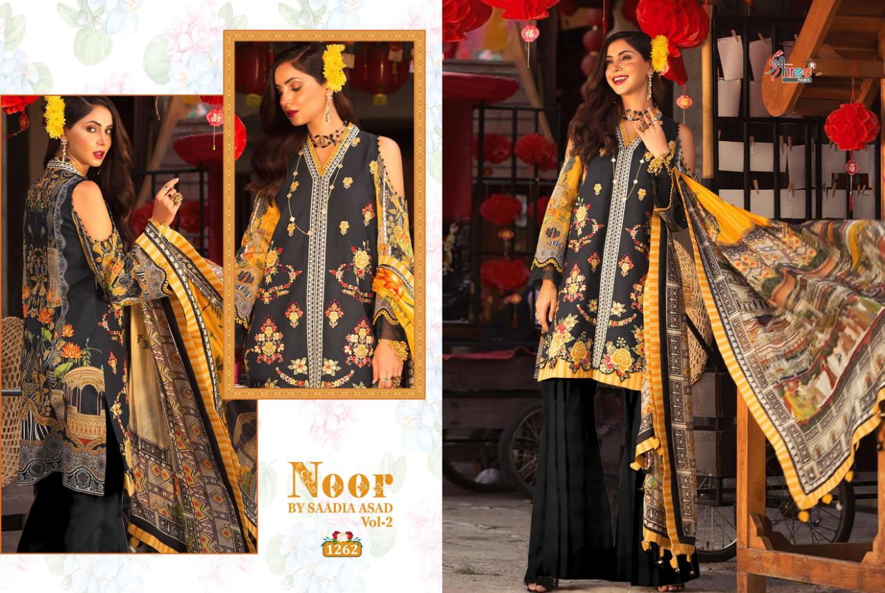 Shree Fabs Noor by Sadia Asad vol 2 gorgeous stunning look beautifully designed Salwar suits
