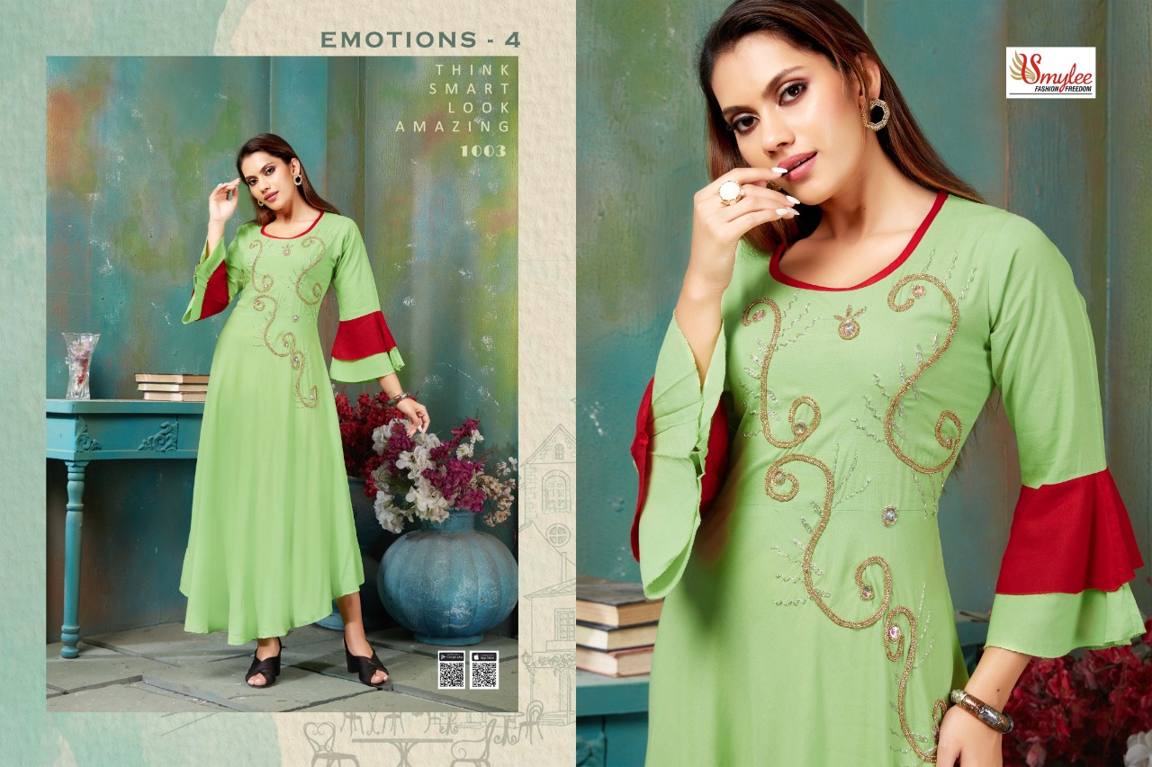 Smylee emotions vol 4 attractive and stylish look Kurties