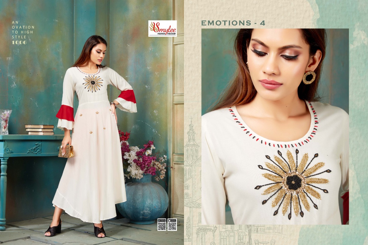 Smylee emotions vol 4 attractive and stylish look Kurties