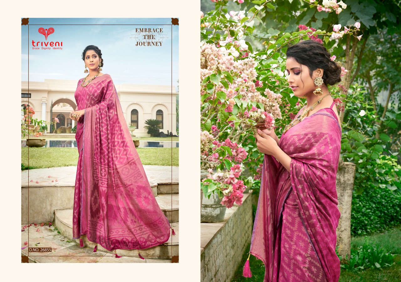 Triveni Bella vol 3 stunning look beautifully designed Sarees in factory rates