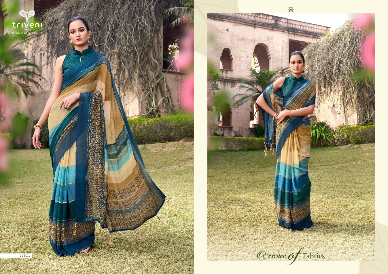 Triveni Lilly vol 2 Charming And newly Designed beautifull Sarees