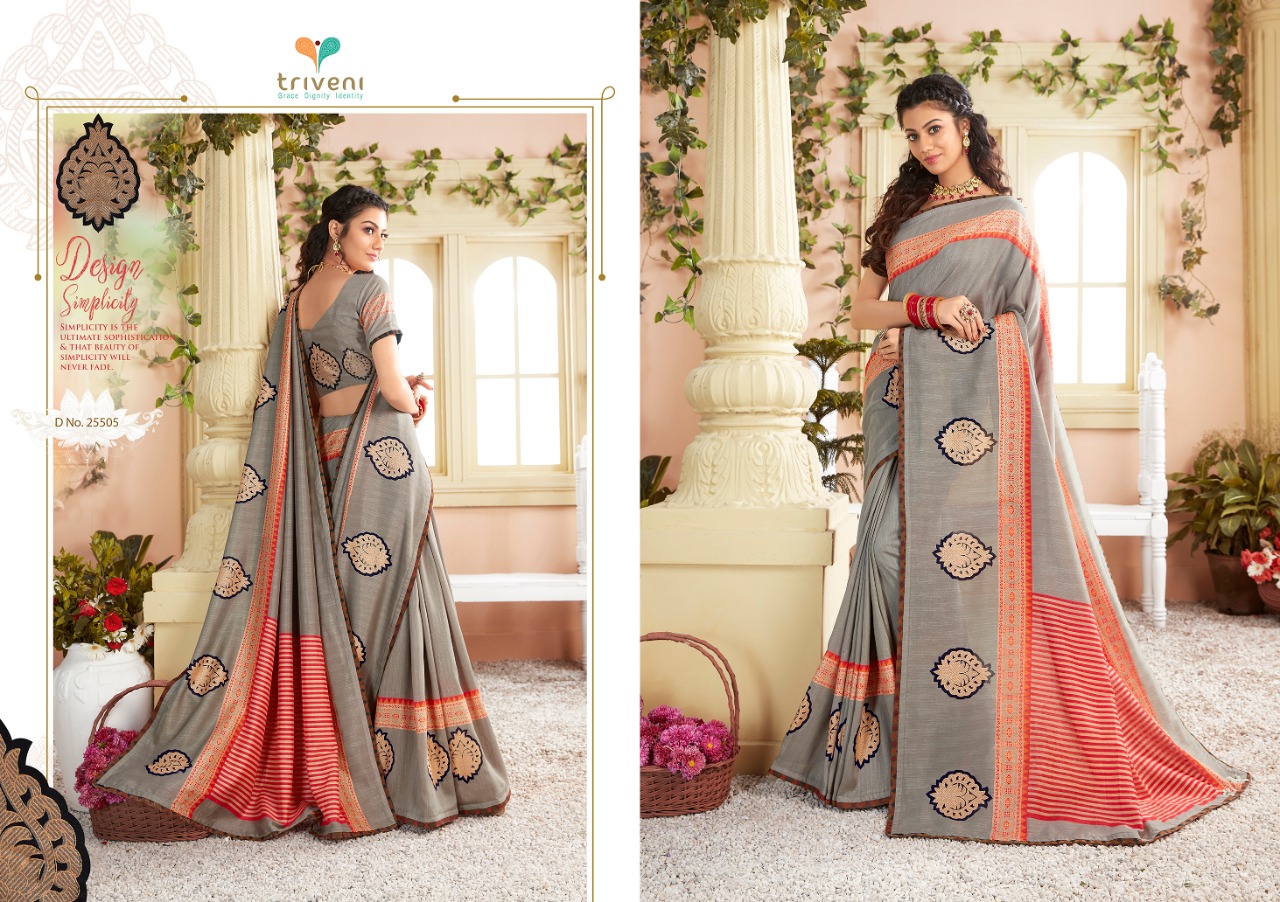 Triveni Mitra vinda elagant look Stylish designed Sarees