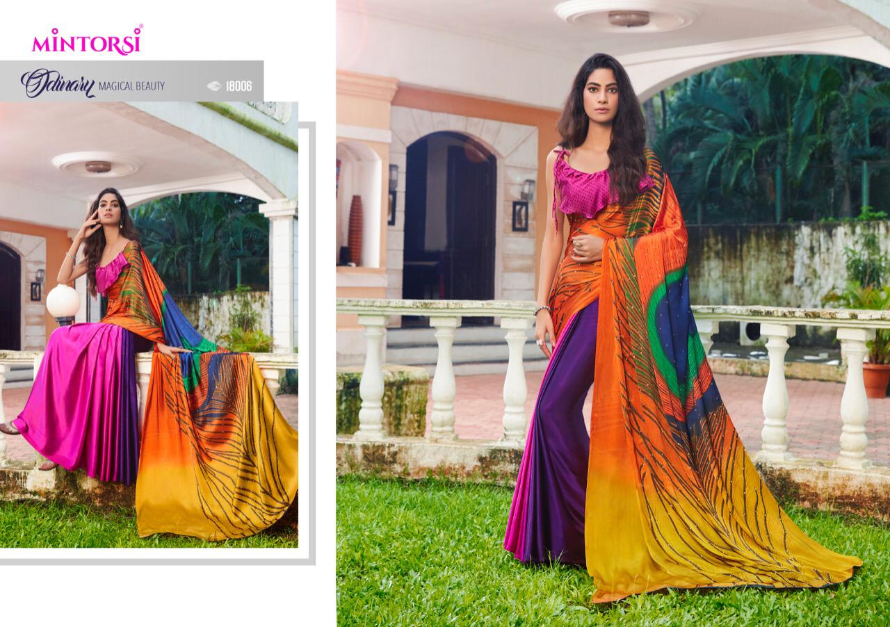 Varsiddhi Mor pankh astonishing style attractive Designed amazing look Sarees