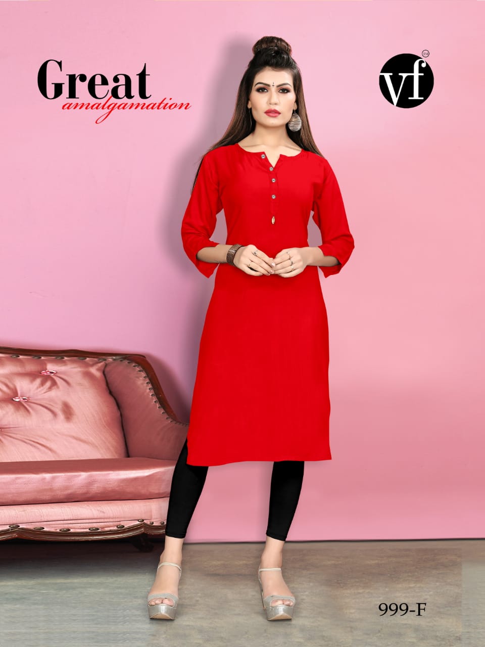 Vee Fab color bar Nx attractive and modern Stylish look colorful Kurties