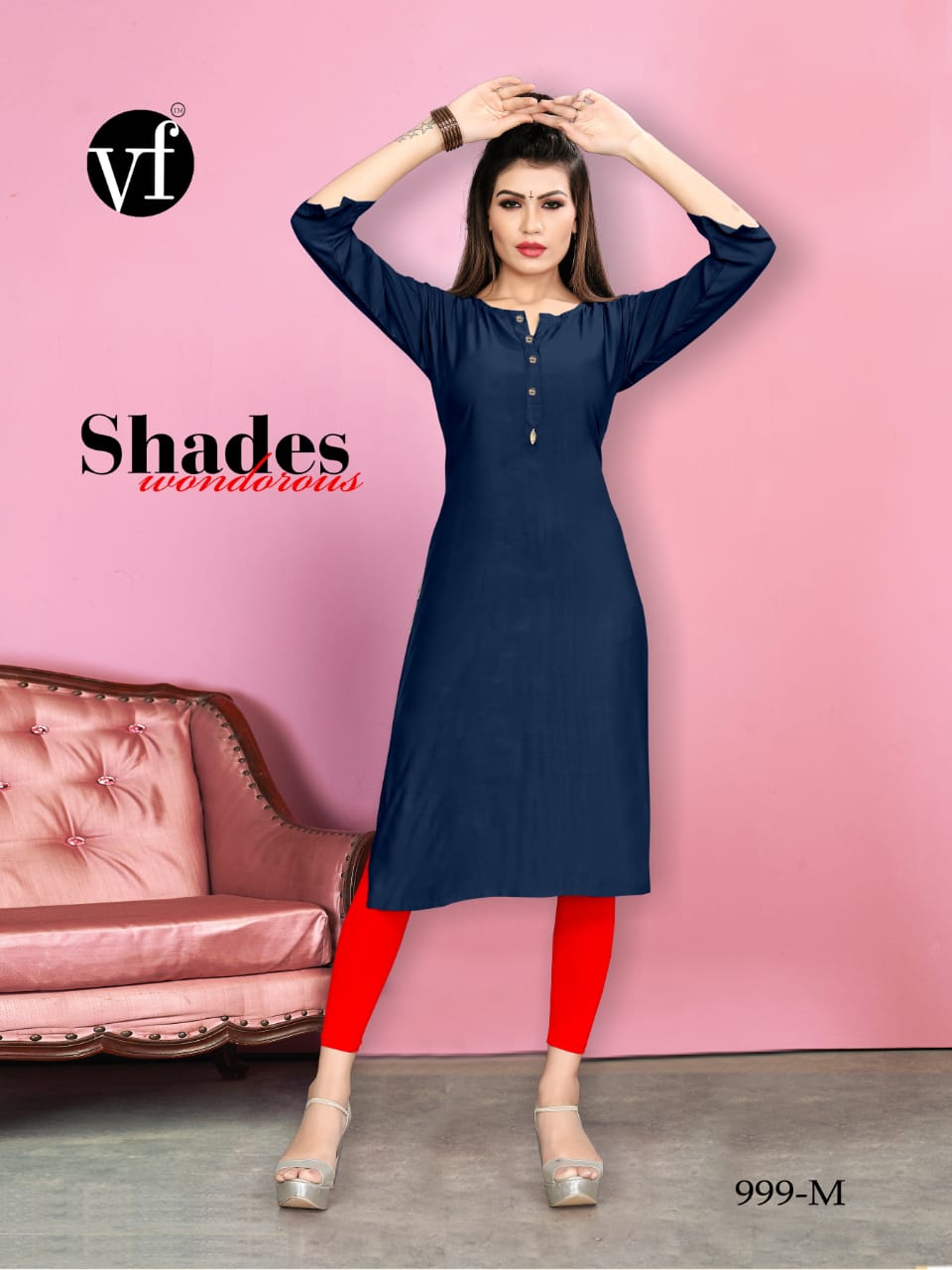 Vee Fab color bar Nx attractive and modern Stylish look colorful Kurties