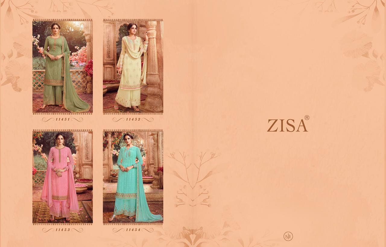Zisa may Fair elagant look Stylish designed beautifull Salwar suits