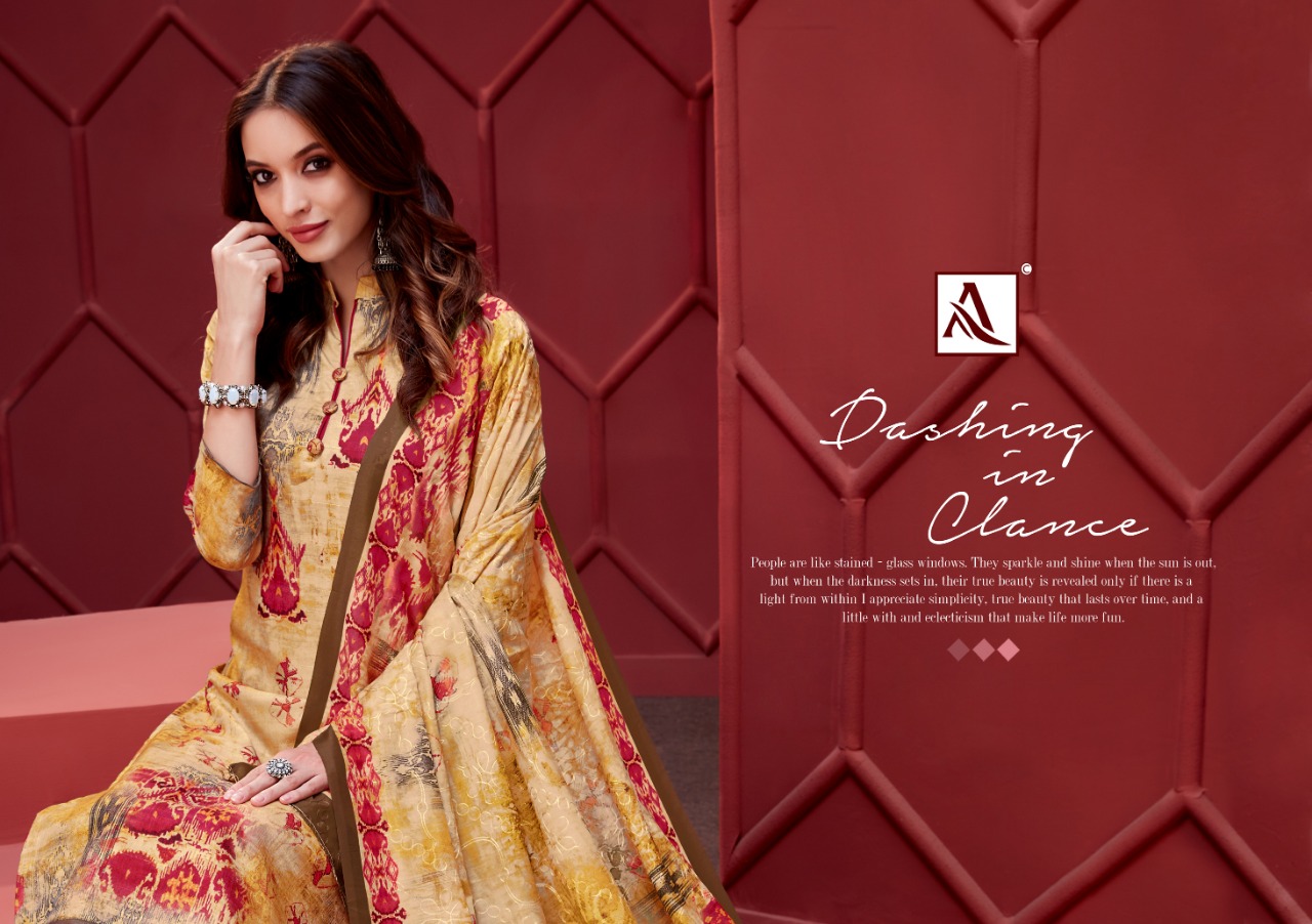 Alok suit ikat gorgeous stylish look attractive and modern Style Salwar suits