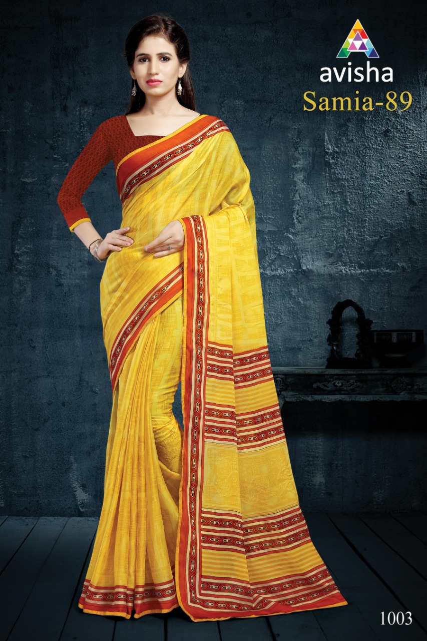 Avisha Samia 89 astonishing style beautifully designed Sarees in factory rates