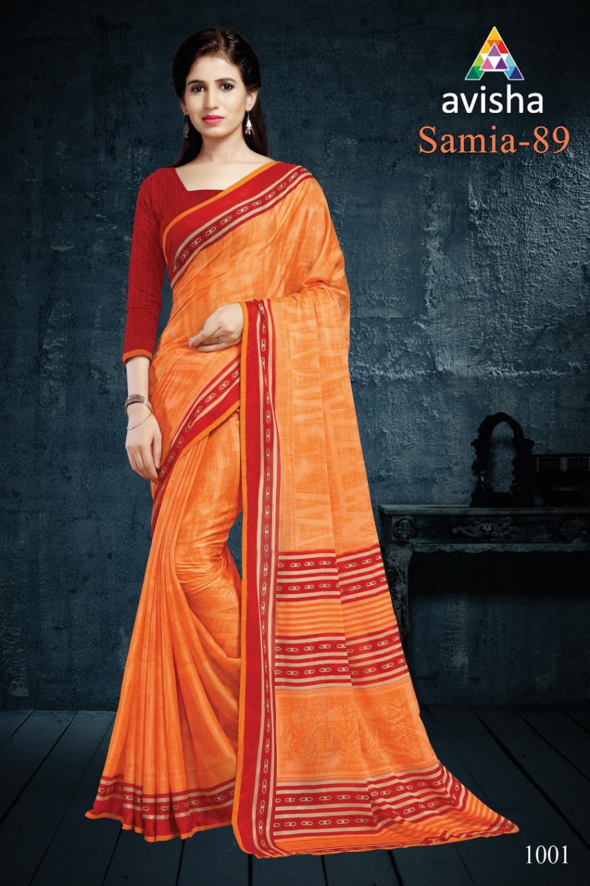 Avisha Samia 89 astonishing style beautifully designed Sarees in factory rates