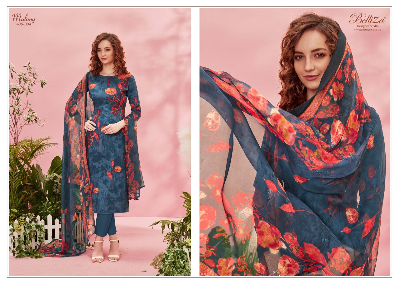 Belliza Malang rayon digital print beautifully designed Salwar suits