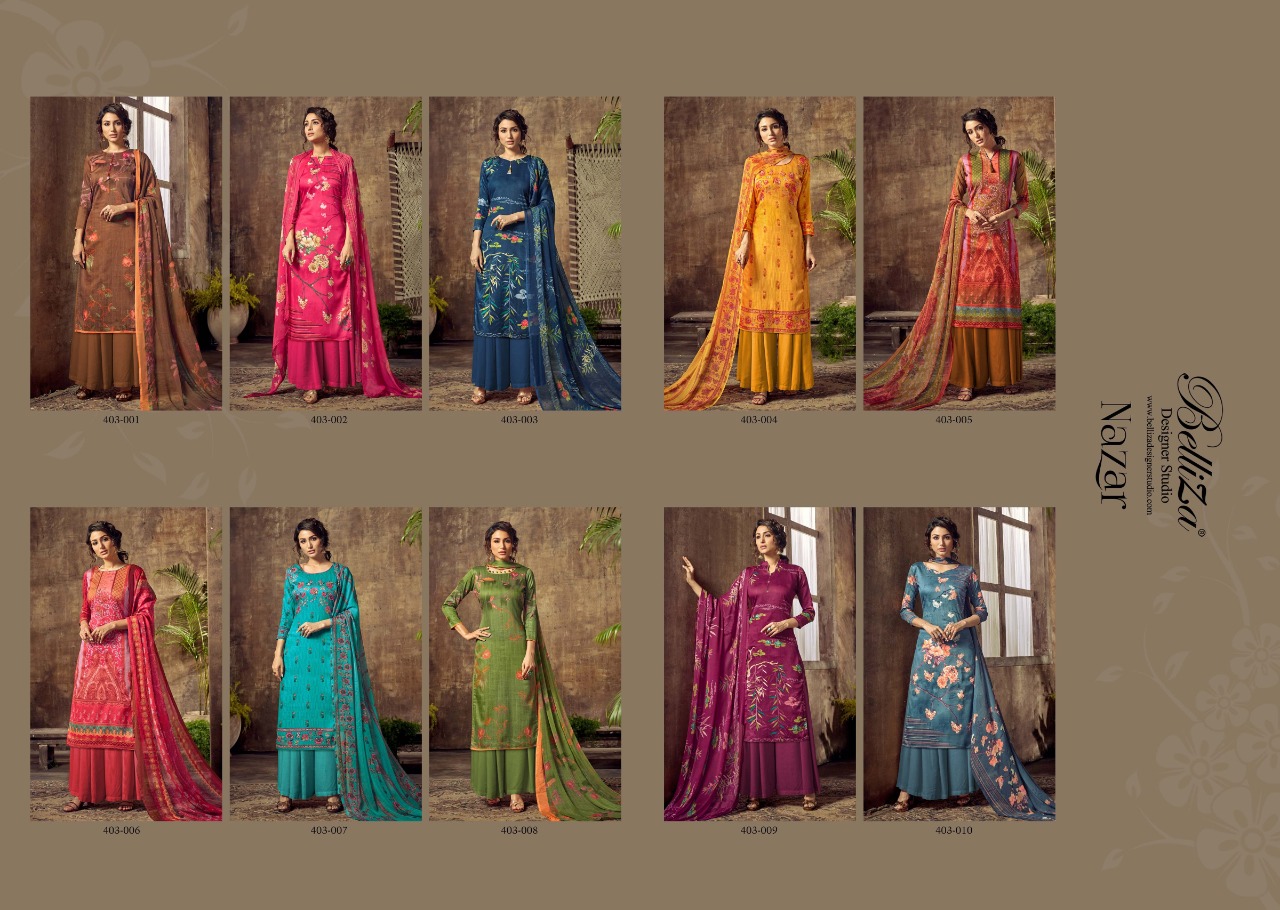 Belliza nazar innovative style beautifully designed Salwar suits