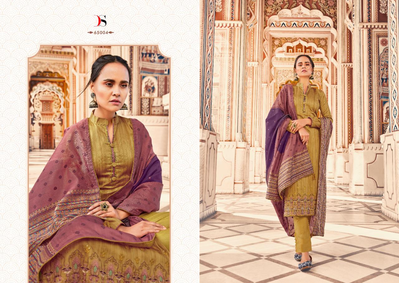 Deepsy suits abstract jam cotton print with Embroidered Salwar suits